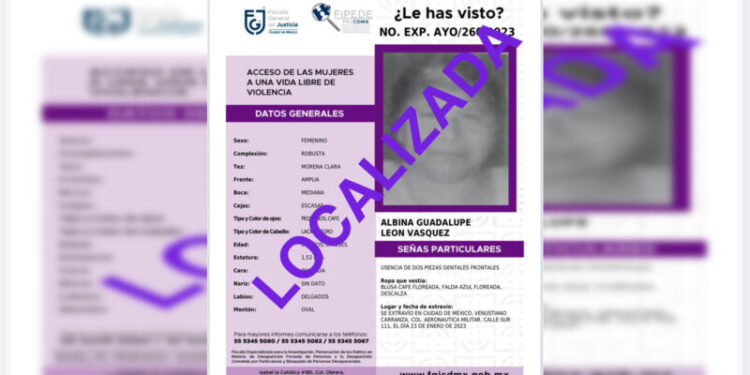 Hallan a mujer desaparecida tras salir del Hospital Balbuena