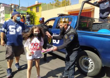 Celebra Alcalde Taboada Día de los Reyes con niñas y niños de BJ