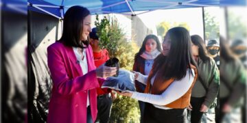 En ÁO. hemos recolectado 2 mil pinos de navidad para reciclaje, Lía Limón 2