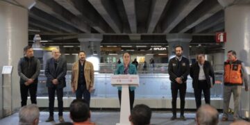 Tras 20 meses, reabren tramo subterráneo de L-12