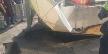 Reportan a un lesionado tras explosión en avenida Balderas