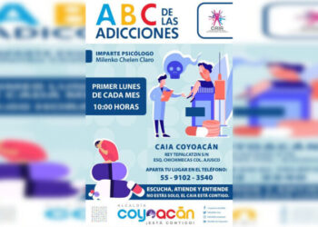 Invitan al Taller “ABC de las Adicciones” en Coyoacán