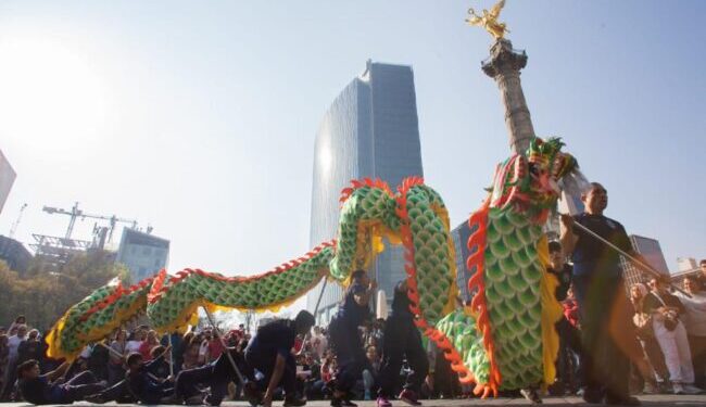 Celebran el Año Nuevo Chino en CDMX