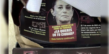 Acusa Sheinbaum “guerra sucia”  a través  de trípticos encontrados en Alcaldía