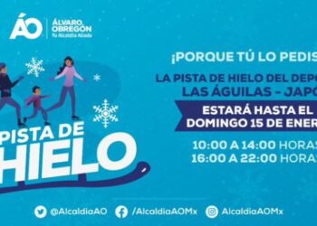 Invitan al último día de la  pista de hielo en ÁO