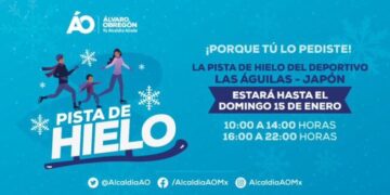 Invitan al último día de la  pista de hielo en ÁO