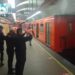 Desalojan a usuarios por separación de 2 vagones en L-7 del Metro