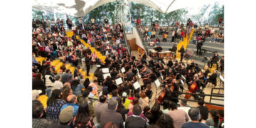 Sinfónica de Coyoacán toca en el Parque Ecológico Huayamilpas