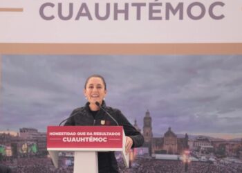 Sin contratiempos, mitin de Sheinbaum en la Alcaldía Cuauhtémoc