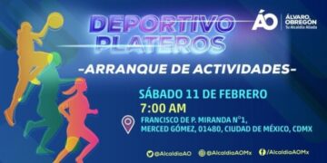 Invitan al arranque de actividades del Deportivo Plateros en ÁO