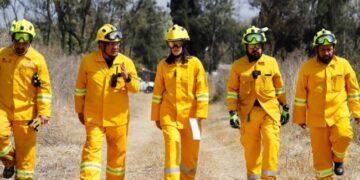 Lía Limón supervisa el “Plan Manejo de Fuego” para prevenir incendios forestales