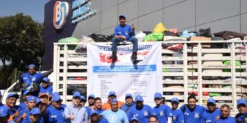 Recolecta Alcaldía Benito Juárez 17 toneladas de apoyo para damnificados de Turquía y Siria