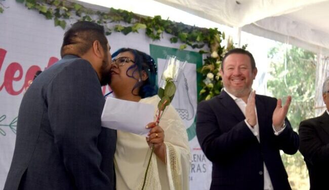 La Alcaldía La Magdalena Contreras celebra matrimonios colectivos gratuitos en el Día del Amor y la Amistad