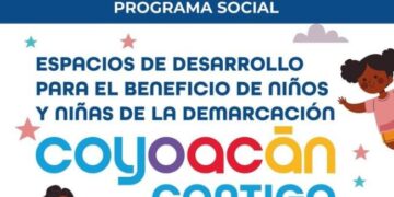 Invitan al programa social para niños “Coyoacán Contigo”