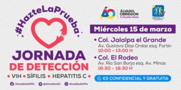 Invitan a Jornada de Detección del VIH, Sífilis y Hepatitis C en ÁO
