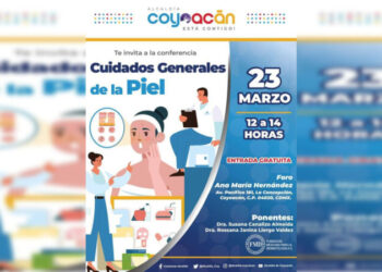 Invitan a la conferencia “Cuidados Generales de la Piel” en Coyoacán
