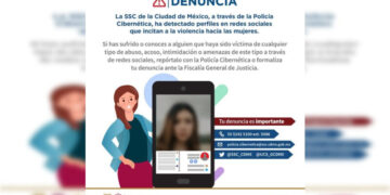 Emite SSC alerta sobre usuarios en redes sociales que incitan a la violencia contra las mujeres