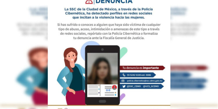 Emite SSC alerta sobre usuarios en redes sociales que incitan a la violencia contra las mujeres