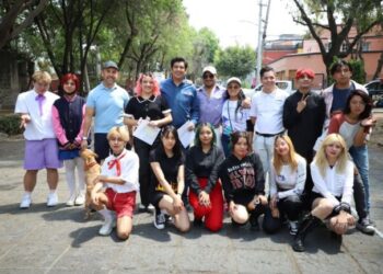 Celebran primer evento de “K-pop Random Dance” en Coyoacán
