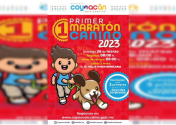 Invitan al Primer Maratón Canino 2023 en Coyoacán