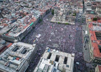 Reporta GCDMX 500 mil asistentes al mitin de AMLO en el Zócalo