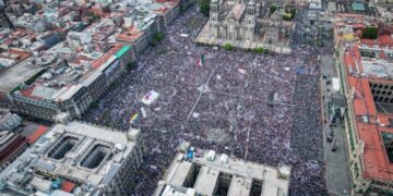 Reporta GCDMX 500 mil asistentes al mitin de AMLO en el Zócalo
