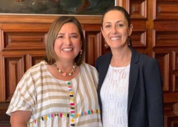 FOTO: ARCHIVO / TWITTER SHEINBAUM. No sólo en el entorno de Claudia Sheinbaum ven a la senadora Xóchitl Gálvez como su candidata en la oposición para la Jefatura de Gobierno en 2024. También destacados liderazgos del PAN en la CDMX hacen ese juicio, pues cuando se les pregunta no dudan en responder de manera contundente que sí, que es la corcholata de la jefa de Gobierno para la oposición.