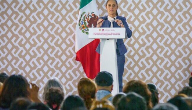 Informa Sheinbaum que rehabilitación y reconstrucción de inmuebles dañados tras sismo de 2017 continuará a través del Invi