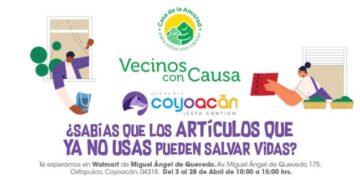 Inicia   colecta ‘Vecinos con causa’ en Alcaldía Coyoacán