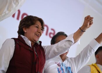 Delfina Gómez supera por 18 puntos a Del Moral, informa Morena CDMX