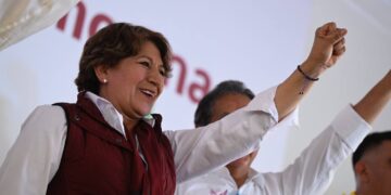Delfina Gómez supera por 18 puntos a Del Moral, informa Morena CDMX