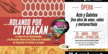 Invitan a la ópera “Acis y Galatea” en Coyoacán