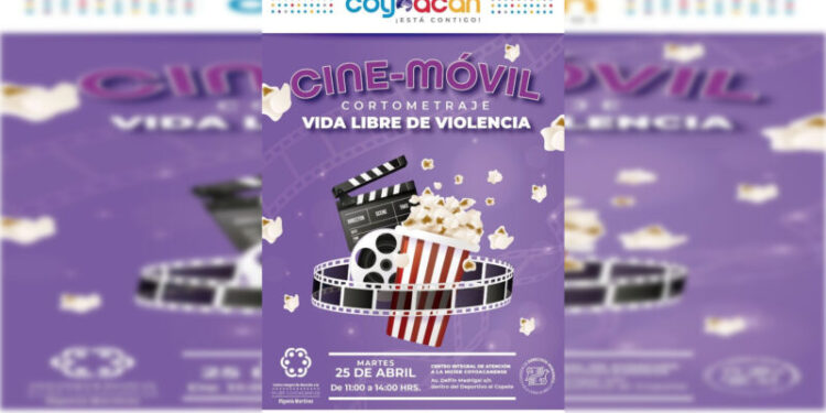 Invitan al Cine- móvil en Coyoacán