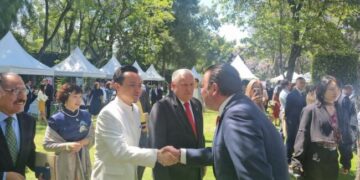 La Orquesta Infantil de Percusiones de la Magdalena Contreras se presenta en la Embajada de China en México