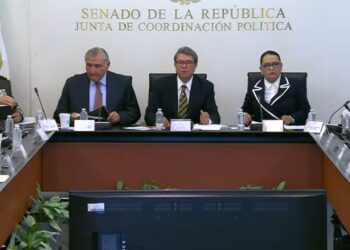 Por primera vez en la historia del Congreso, los titulares de las secretarías de la Defensa Nacional, Luis Cresencio Sandoval; de Marina, Rafael Ojeda Durán y Seguridad y Protección Ciudadana, Rosa Icela Rodríguez Velázquez; así como de Gobernación, Adán Augusto López Hernández, comparecieron ante legisladores y legisladoras.