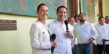 La jefa de Gobierno Claudia Sheinbaum anunció la Feria de Yucatán Expone, que se llevará a cabo del 12 al 21 de mayo en Zócalo de la Ciudad de México y tiene como objetivo impulsar la economía de productores y artesanos yucatecos.