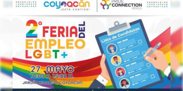 Invitan a la   Segunda Feria del Empleo LGBTQ+ en Coyoacán