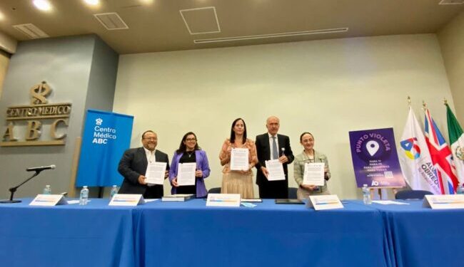 Firman convenios ÁO y el Centro Médico ABC en beneficio de los grupos más vulnerables y para la erradicación de la violencia de género