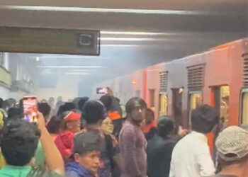 Reportan fuego en estación La Raza de L-3 del Metro