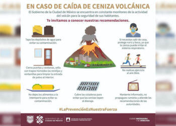Riesgo para la CDMX por actividad del Popocatépetl será solo caída de ceniza: Sheinbaum