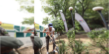 Encabeza Lía Limón rescate del parque lineal de la colonia Lomas de los Ángeles Tetelpan