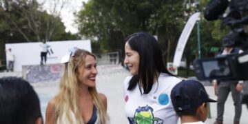 Invita Lía Limón a las y los jóvenes a participar en el Festival Urbano Ambeleivers en el Skatepark “Templo Mayor”