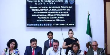 Encabeza Martha Ávila la instalación del Grupo de Trabajo para Conmemoración de 35 años de Actividad Legislativa en CDMX