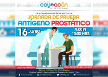 Invitan a la Jornada de Prueba de Antígeno Prostático en Coyoacán