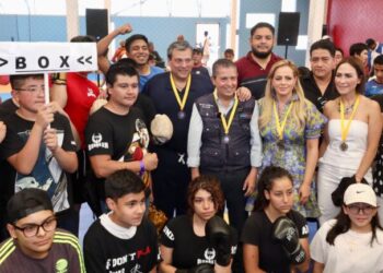 Reinauguran Gimnasio con homenaje a José Sulaimán en el Deportivo ‘Mujica’