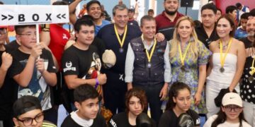 Reinauguran Gimnasio con homenaje a José Sulaimán en el Deportivo ‘Mujica’
