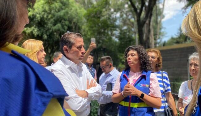 Visita Giovani Gutiérrez la Casa del Adulto Mayor Prado Churubusco