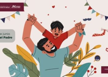 Celebran  familias el Día del Padre en el Bosque de Chapultepec