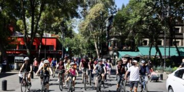 Inauguran con éxito Paseo Ciclista en Coyoacán