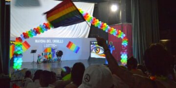 Realizan la primera marcha LGBTIQ+ en el Reclusorio Varonil  Oriente